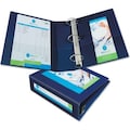 Avery Dennison Avery® Framed View Binder with One Touch EZD Rings, 3" Capacity, Navy Blue 68038